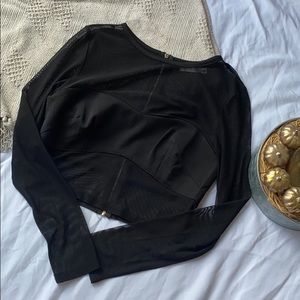 NWOT LF Long Sleeve Mesh Top